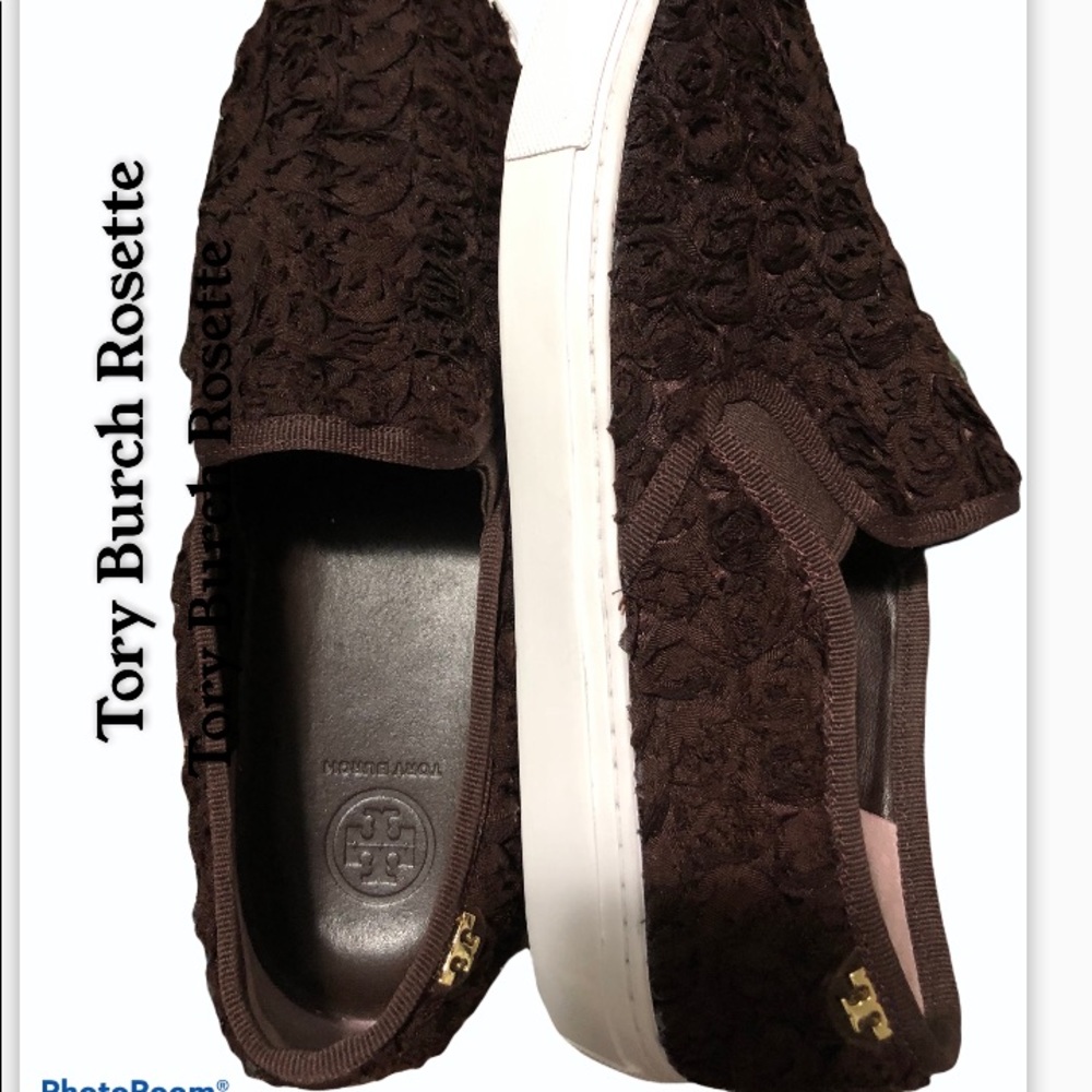 🛑 Tory Burch Rosette slip-on sneakers